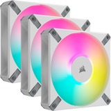 Corsair iCUE AF120 RGB ELITE + Lighting Node CORE ventilateurs de boîtier Blanc, 3 pièces, 120 x 120 x 25 mm, PWM