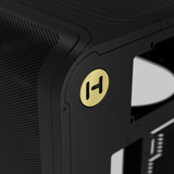 HYTE X50 Black boîtier midi tower Noir | 2x USB-A | 1x USB-C | Window