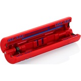 KNIPEX Outil à dénuder pour câbles coaxiaux, Abisolier et outil de démontage 2 cm, 5 mm, Bleu, Rouge, 10 cm, 22 g