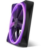 NZXT F140 RGB Single 140x140x26, Ventilateur de boîtier Noir, Ventilateur simple, sans contrôleur