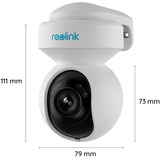 Reolink Série E E560, Caméra de surveillance Blanc