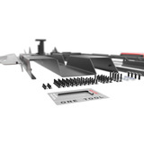 Res-Tech X1 Cockpit, Simulateur de course Noir/Noir brillant, Châssis aluminium