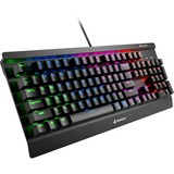 Sharkoon Skiller Mech SGK3 RGB clavier gaming mécanique Noir, Layout US (QWERTY), Kailh Red, 100%, LED RGB