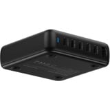 Sitecom 200W GaN Power Delivery Desk Charger Noir, 5x USB-C, 1x USB-A