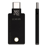 Yubico YubiKey 5C NFC, Clé de sécurité Noir, USB-C 2.0, NFC