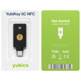 Yubico YubiKey 5C NFC, Clé de sécurité Noir, USB-C 2.0, NFC