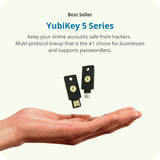 Yubico YubiKey 5C NFC, Clé de sécurité Noir, USB-C 2.0, NFC