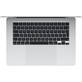 Apple MacBook Air 15" 2025 (MW1G3FN/A) PC portable Argent | M4 | 10-Core GPU | 16 Go | SSD 256 Go