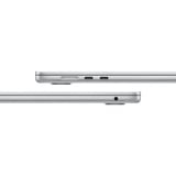 Apple MacBook Air 15" 2025 (MW1G3FN/A) PC portable Argent | M4 | 10-Core GPU | 16 Go | SSD 256 Go