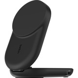 Belkin UltraCharge 2-en-1 chargeur magnétique pliable Qi2 25 W Noir, USB-C, 25 W