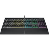 Corsair K55 RGB PRO, clavier gaming Noir, Layout BE, Membrane, LED RGB