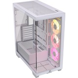 Corsair iCUE LINK 3500X RGB  boîtier midi tower Blanc | 2x USB-A | 1x USB-C | RGB | Verre Trempé