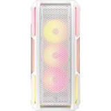 Corsair iCUE LINK 5000T LX RGB boîtier midi tower Blanc | 4x USB-A | 1x USB-C | RGB | Verre Trempé