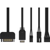 Corsair iCUE LINK 9000D Airflow Black boîtier big tower Noir | 4x USB-A | 2x USB-C | Verre Trempé