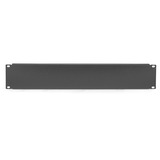 Digitus Panneau vierge 19" 2 U, Finition Noir