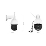 Foscam SD4H-W, Caméra de surveillance Blanc