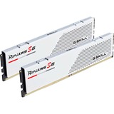 G.Skill 64 Go DDR5-5600 Kit, Mémoire vive Blanc, F5-5600J2834F32GX2-RS5W, Ripjaws S5, XMP