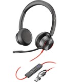 HP Poly Blackwire 8225 Stereo USB-C casque on-ear Noir, PC