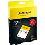 Intenso Top 2.5" 512 Go Série ATA III MLC SSD Noir, 512 Go, 2.5", 520 Mo/s, 6 Gbit/s, En vrac