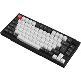 Keychron Q1 HE-H1Z QMK, clavier Noir, Layout BE, Gateron Double-Rail Magnetic Nebula, RGB led, 75%, Hot-swappable, Bluetooth, 2.4GHz