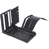 Lian Li Universal 4- Slots Vertical GPU kit (with Gen 4 riser), Carte de montage Noir