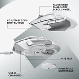 Logitech G502 X LIGHTSPEED, Souris gaming Blanc, 100 - 25.600 dpi