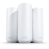 Netgear Orbi 370 WiFi Mesh, Dual-Band WiFi 7-Mesh, Routeur maillé Blanc, 1x Orbi WiFi 7 router (RBE371), 2x Orbi WiFi 7 satellites (RBE370)