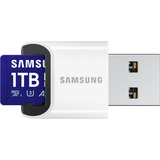 SAMSUNG PRO Plus 1 To microSDXC, Carte mémoire Bleu, UHS-I U3, Classe 10, V30, A2