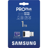 SAMSUNG PRO Plus 1 To microSDXC, Carte mémoire Bleu, UHS-I U3, Classe 10, V30, A2