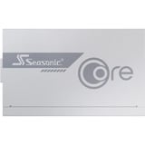 Seasonic Core GX-650-V2-WHITE, 650 Watt alimentation  Blanc, 1x GPU haute puissance 12 broches, 2x PCIe, gestion des câbles