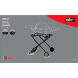 Weber Chariot portable - séries Q 1000/2000, Piètement Noir