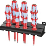 Wera 3167 i/7 Jeu de tournevis TORX, 7 pièces Rouge/Bleu