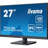 iiyama ProLite XU2792HSU-B6 27" Moniteur  Noir (Mat), HDMI, DisplayPort, 4x USB-A, USB-B