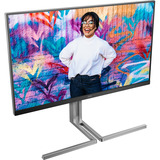 AOC U32U3CV 31.5" 4K Ultra HD Moniteur Noir/argent, 1x DisplayPort, 2x HDMI, 2x USB-C, 4x USB-A, 1x RJ-45, HDMI, DisplayPort, hub USB, LAN, Audio