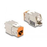 DeLOCK Module Keystone RJ-45 > LSA Cat.6a sans outil, 8 pièces, Module de Keystone Multicolore
