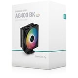 DeepCool AG400 BK ARGB, Refroidisseur CPU Noir