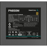 DeepCool PN850M, 850 Watt alimentation  Noir, 3x PCIe, 1x 12VHPWR, gestion des câbles