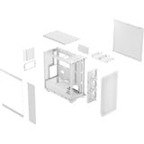 Fractal Design Epoch boîtier midi tower Blanc | 2x USB-A | 1x USB-C | Verre Trempé