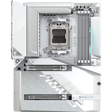 GIGABYTE X870 AORUS STEALTH ICE carte mère socket AM5 Argent/Blanc, RAID, LAN 5 Gb, WLAN, BT, son, ATX