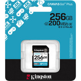 Kingston Canvas Go! Plus SDXC 256 Go, Carte mémoire Noir, Classe 10, UHS-I U3, V30