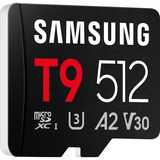 Samsung T9 microSDXC 512 Go, Carte mémoire Noir