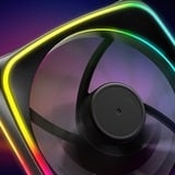 Sharkoon SHARK Lights RGB PWM ventilateur de boîtier Noir, 120 x 120 x 25 mm