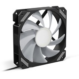 Sharkoon SHARK Mirror RGB PWM, Ventilateur de boîtier Noir, 4 broches PWM