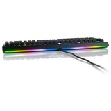 Sharkoon SKILLER SGK40, clavier gaming Noir, Layout BE, Huano Red, BE Layout, Huano Red, RGB LED
