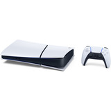 Sony Interactive Entertainment PlayStation 5 Digital Edition (Slim) - 825 Go + 2 manettes sans fil DualSense, Console de jeu Blanc/Noir