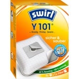 Swirl Sac Aspirateur Y101 MP, Sac pour aspirateur Sac à poussière, Blanc, 166 mm, 72 mm, 231 mm, 235 g