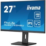 iiyama ProLite XUB2793HSU-B6 27" Moniteur  Noir (Mat), HDMI, DisplayPort, USB, Audio