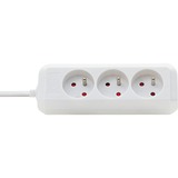 Brennenstuhl Eco-Line multiprise à 3 prises Blanc, 3x prises, 1,5 m