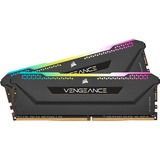 Corsair 16 Go DDR4-3200 Kit, Mémoire vive Noir, CMH16GX4M2Z3200C16, Vengeance RGB PRO SL, XMP 2.0, AMD Ryzen Optimisé