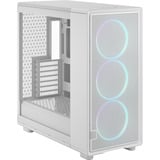 Fractal Design  boîtier midi tower Blanc | 2x USB-A | 1x USB-C | RGB | Window